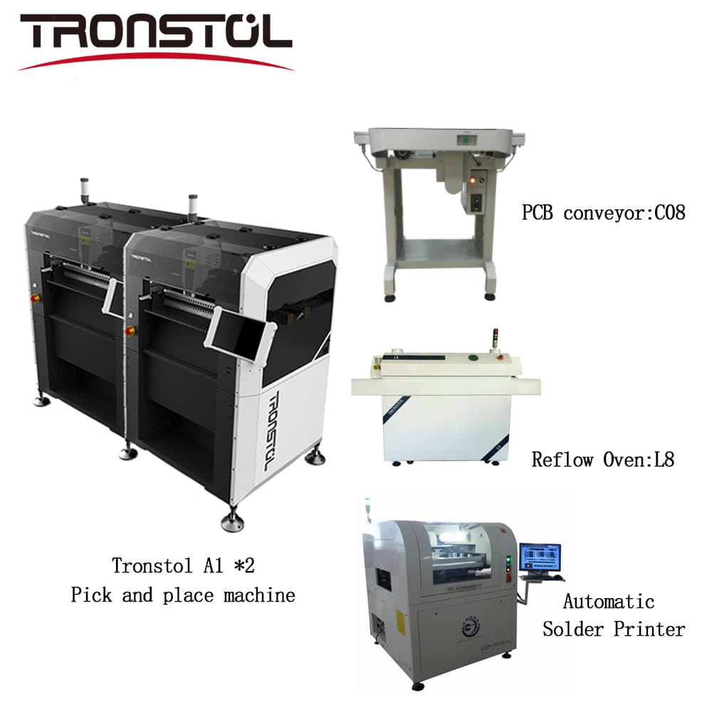 Tronstol A1 pick and place Machine * 2 Line 6