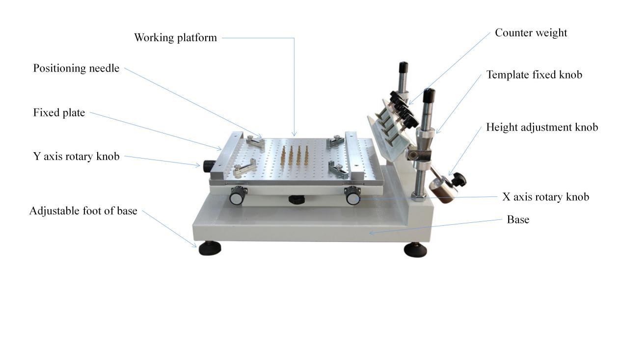 Máquina de impresión de pasta de soldadura de precisión 